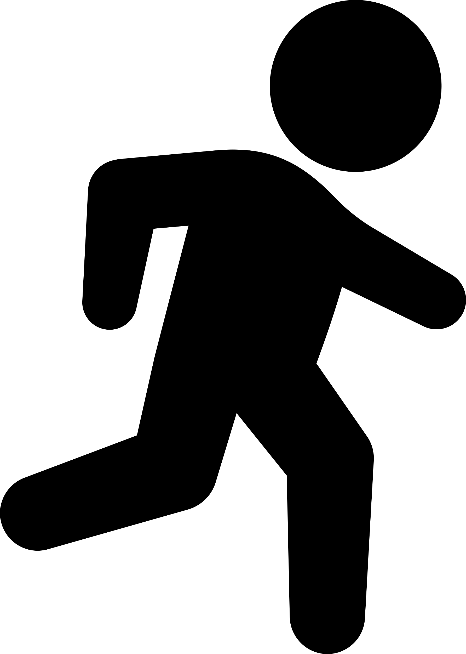 Marathon Man Sketch Style Svg Vector Free Vectors